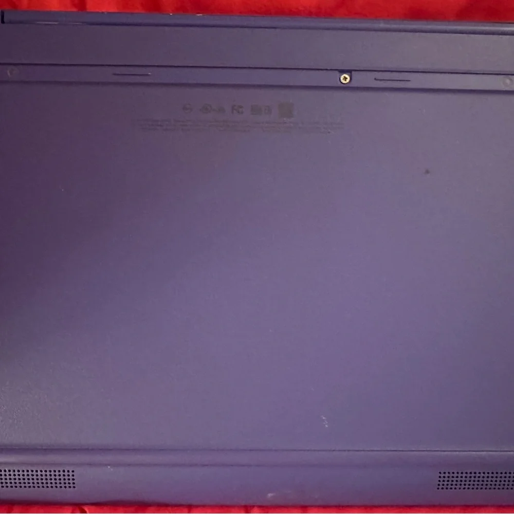 HP Blue Laptop Sleek Design Minimalist Style